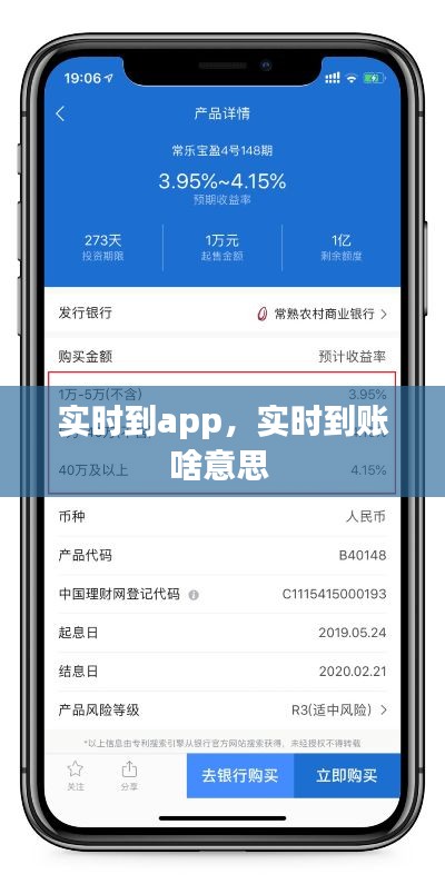 实时到app，实时到账啥意思 