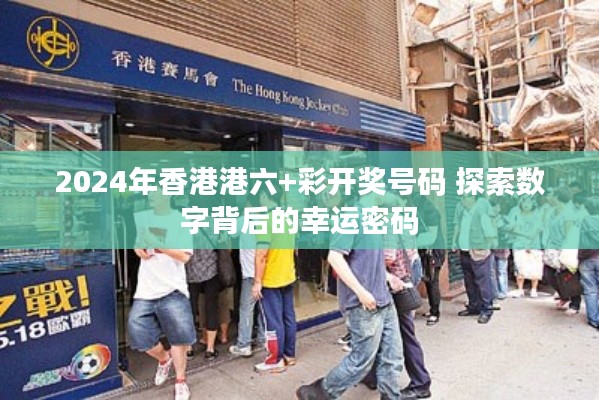2024年香港港六+彩开奖号码 探索数字背后的幸运密码