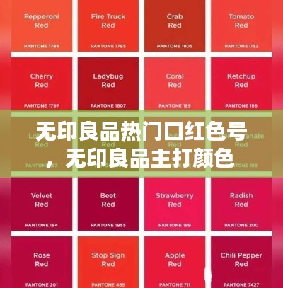 无印良品热门口红色号，无印良品主打颜色 