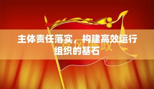 主体责任落实，构建高效运行组织的基石