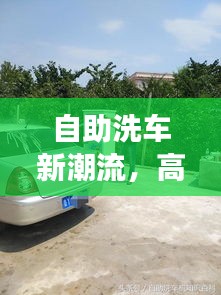自助洗车新潮流，高效便捷，引领洗车市场新宣传风暴！
