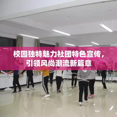 校园独特魅力社团特色宣传，引领风尚潮流新篇章
